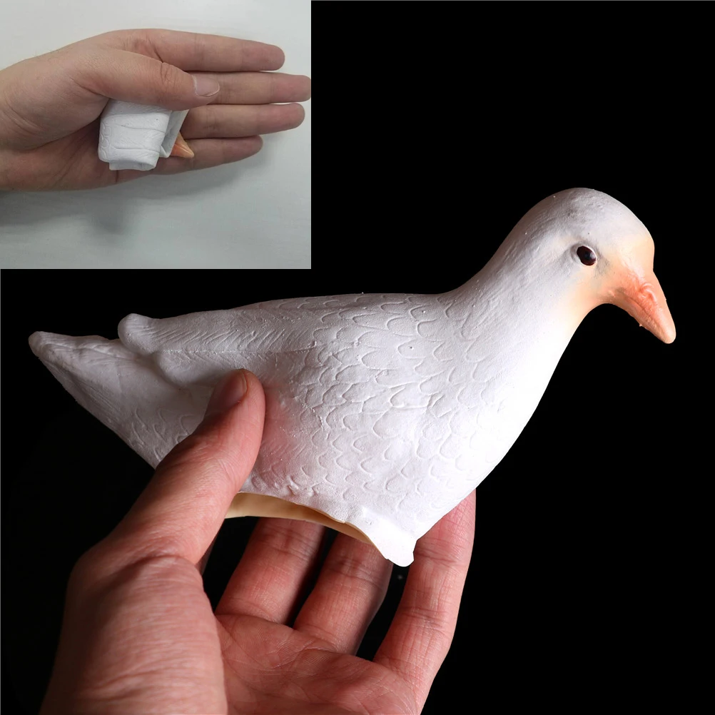 

Funny Magic Living Latex Dove/Rubber Dove Close-up Illusions Magic Tricks Gimmick Magic Prop