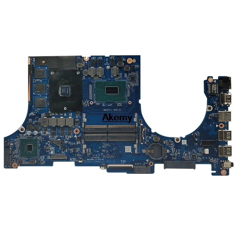 DABKLGMB8D0 материнская плата для ноутбука ASUS TUF Gaming FX504G FX80G оригинальная I7-8750H GTX1050 |