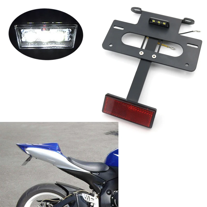 Подходит для Suzuki GSX R 600 750 GSXR600 GSXR750 K6 K8 2006 2010 хвост аккуратные предохранительный