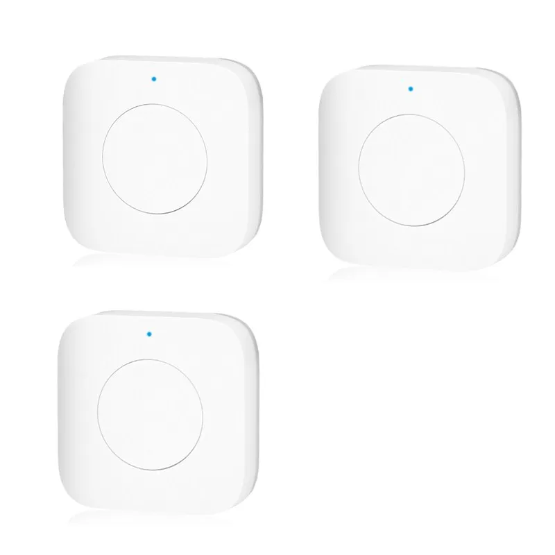 3PCS Aqara беспроводной умный переключатель умный Mi Home App пульт дистанционного управления для дверной звонок - Цвет: 3PCS