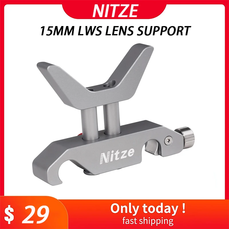 

NITZE 15MM LWS LENS SUPPORT - N04 Aluminum Alloy Material provides durability