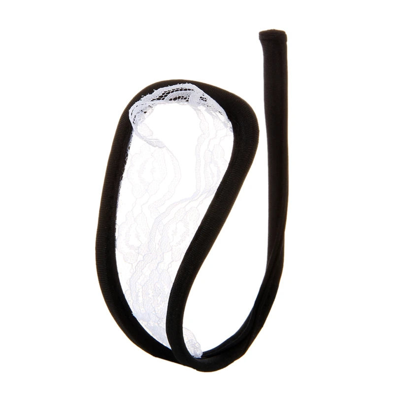 

Сексуальные женские кружевные трусики C-string-белые и черные