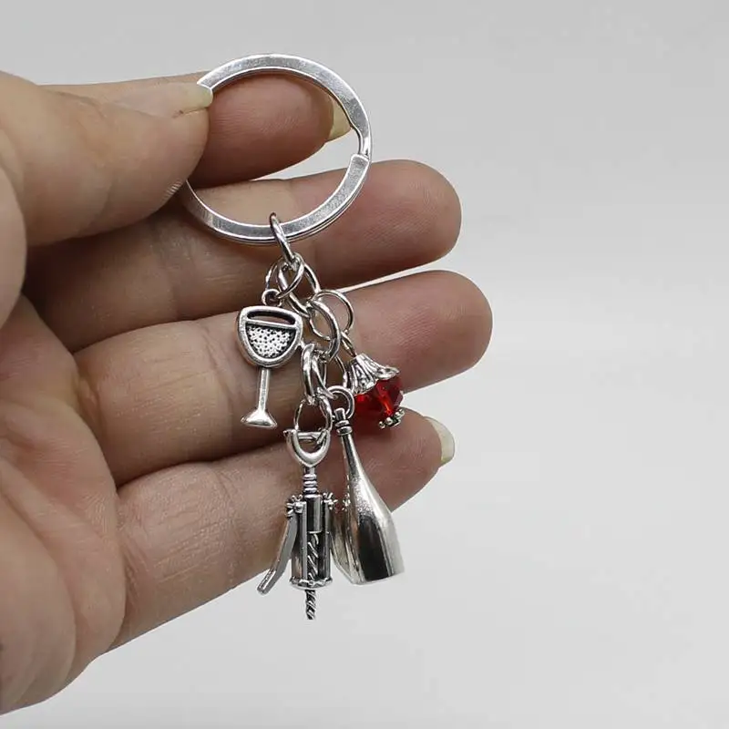 Брелок с красной подвеской для влюбленных|Брелоки| |