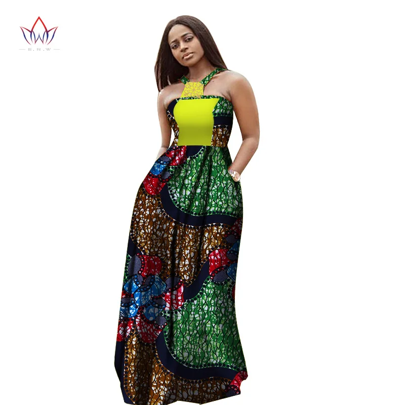 Летние макси платья стиль африканские платья для женщин Vestidos африканская одежда Дашики размера плюс платья для вечеринок WY2740 - Цвет: 5