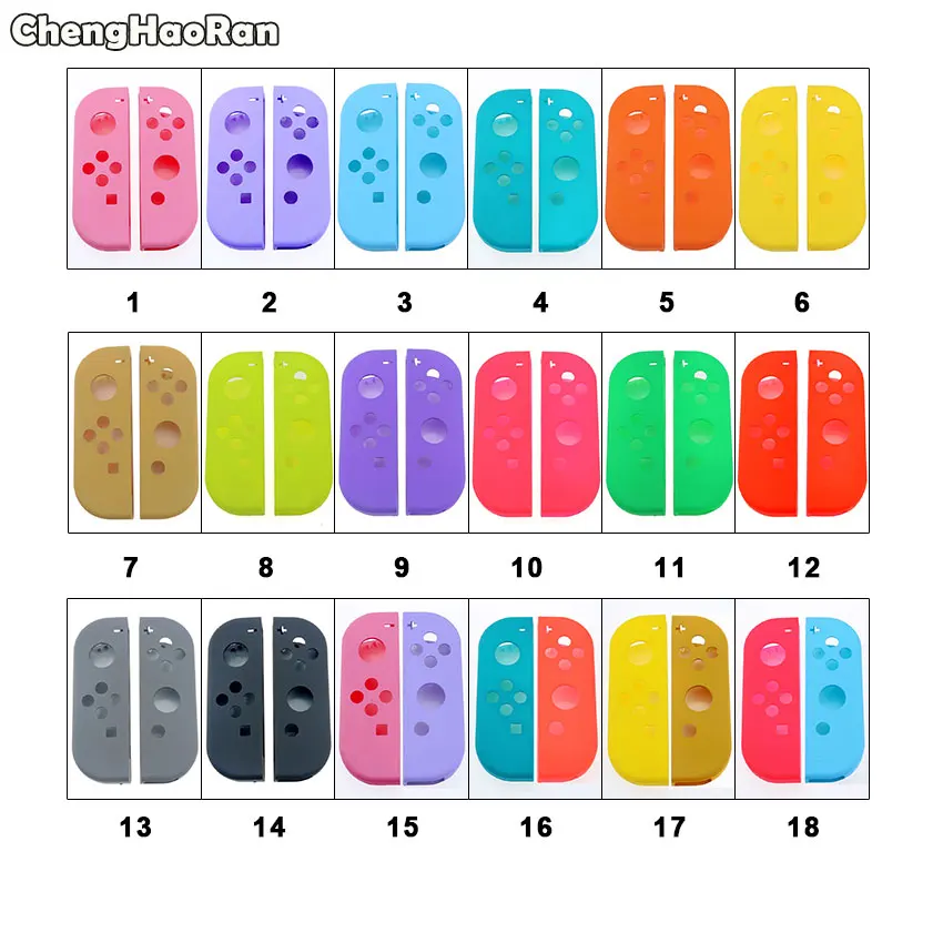 Сменный корпус ChengHaoRan для Nintendo Switch чехол накладка контроллера NS NX Joy Con зеленый