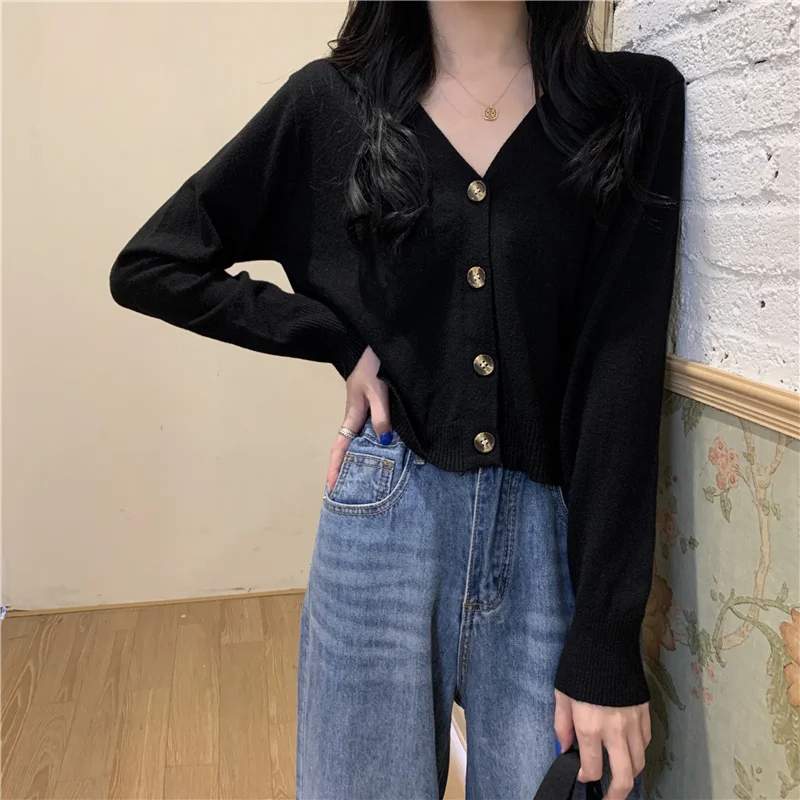 Женский вязаный кардиган с длинным рукавом тонкая Солнцезащитная куртка во