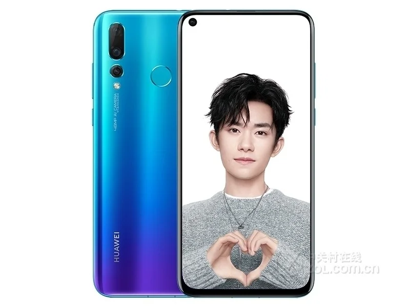 DHL Быстрая HuaWei Nova 4 4G LTE мобильный телефон Kirin 970 Android 9,0 6," ips 2310X1080 8 Гб ram 128 ГБ rom МП отпечаток пальца