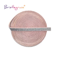 bristlegrass 2 5 10 yard 38 10mm metallic glitter elastics spandex bands headband shoulder tape bra strap lingerie sewing trim