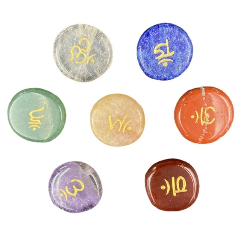 

7 шт./набор, полированные камни для медитации