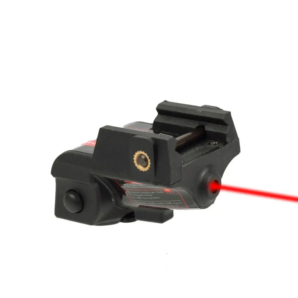 Red Laser Перезаряжаемый некомпактный лазерный прицел указка красный зеленый лазерный пистолетный Тактический ударопрочный прицел - Цвет: Red Laser