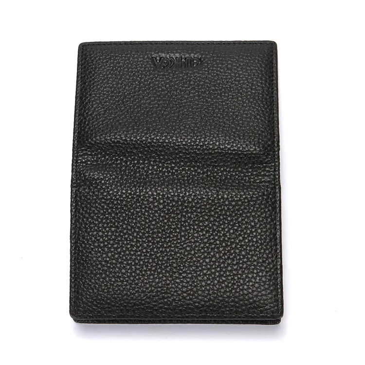 Стильный мужской горизонтальный кошелек с отделением для карт и