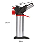 Барбекю на открытом воздухе Зажигалка для сигар фонарь турбо-зажигалка Jet Бутан газовая зажигалка 1300 C пистолет-распылитель из металла с защитой от ветра труб зажигалка для кемпинга