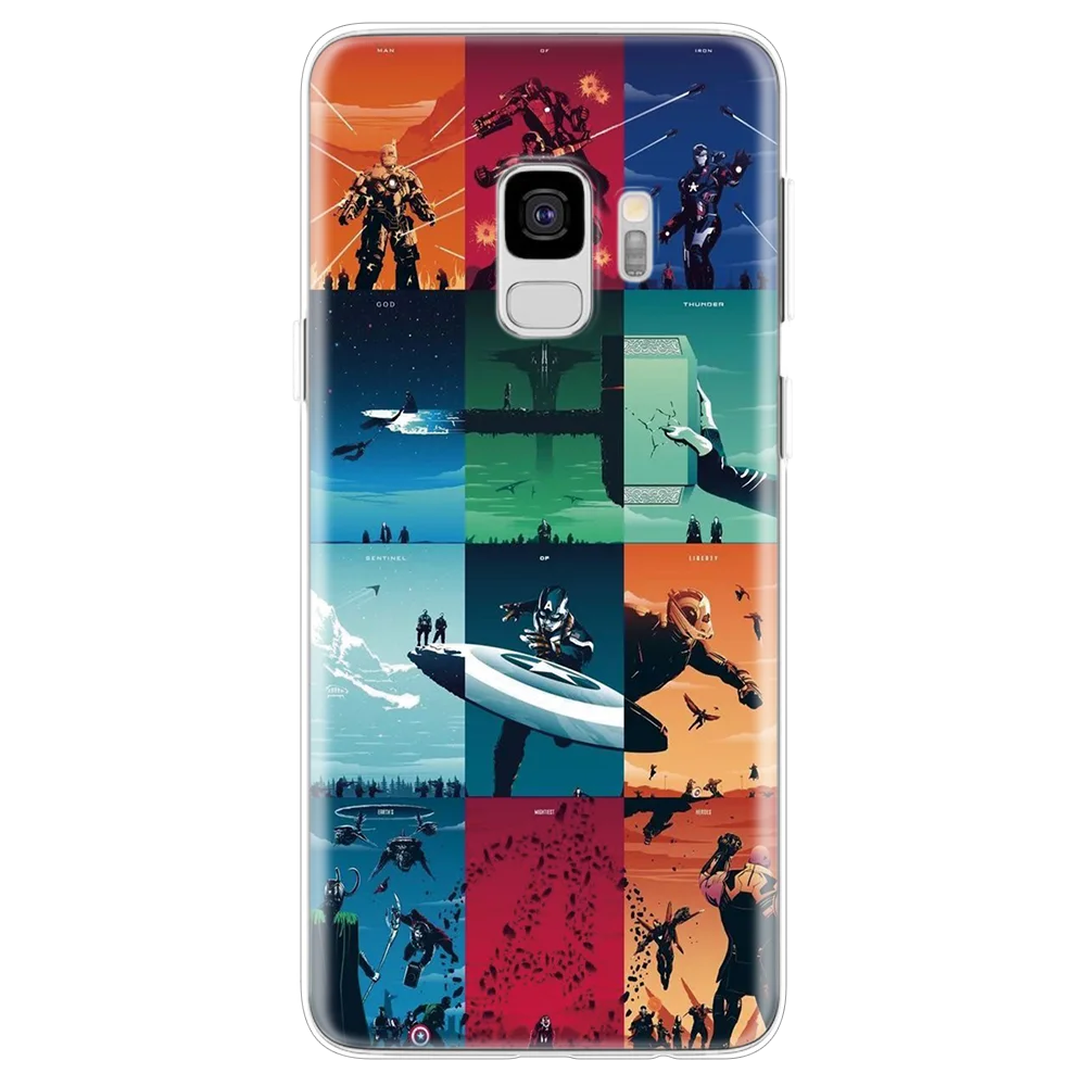 The Avengers для samsung Galaxy A70 A60 A50 A40 A30 A20e A10 A6 A8 плюс A3 A5 A7 A8s A9 супергероев Marvel чехол из ТПУ