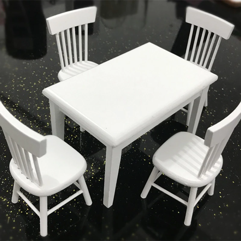 1:12 Кукольный домик мини-мебель модель карманная игрушка белый квадратный