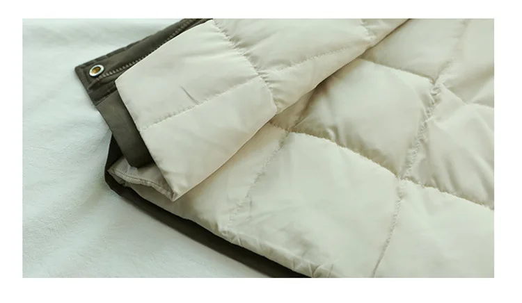 

Winter Overalls Children Korean fashion Loose Oversize Hooded Warm Coat Teenage Parka Letter Print Down Jackets For Girls Y3684