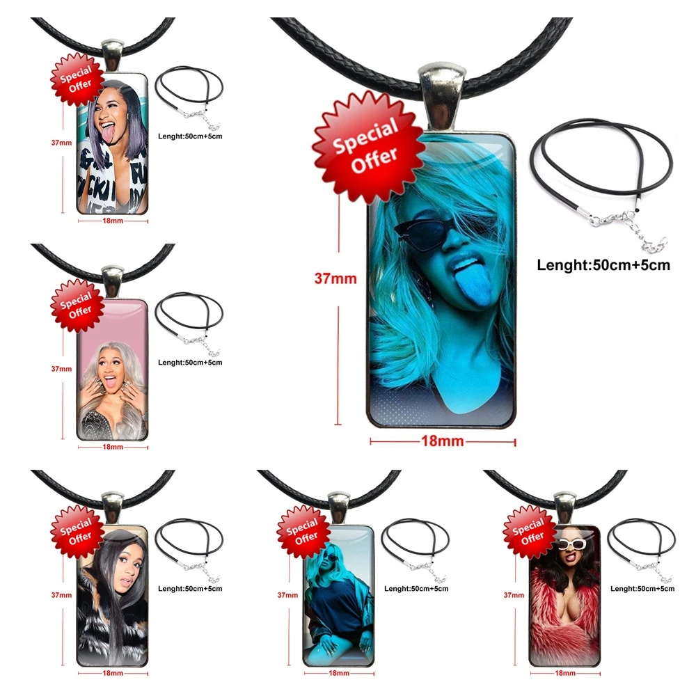 Cardi B богиня лучший Coque ювелирных изделий со стальным покрытием стекло колье с