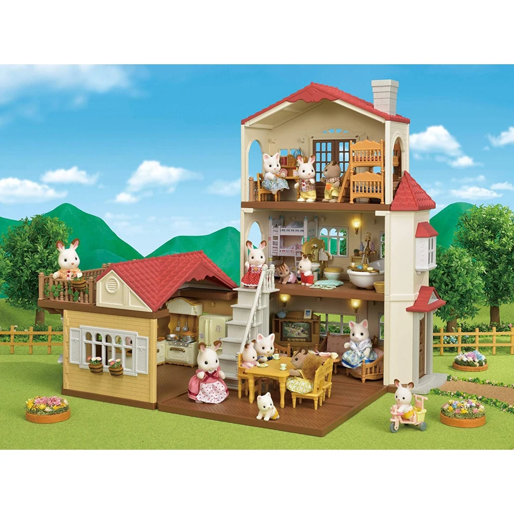 Игровой набор Sylvanian Families Большой дом со светом новый |