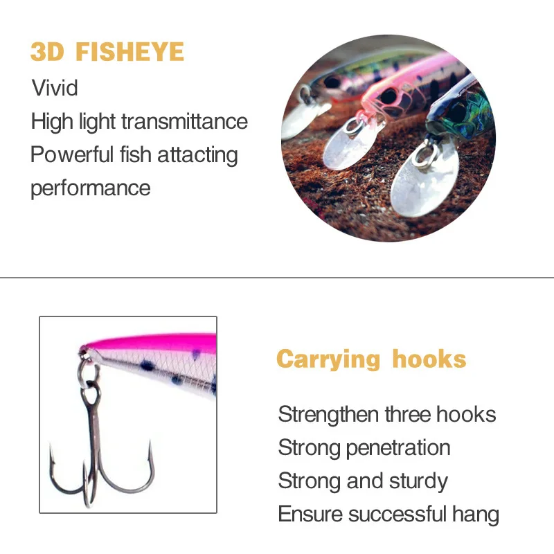 

Minnow Fishing Lures Weights 21g 11cm Isca Artificial Sinking Baits Mino Carpe Fish Tackle Accesorios De Pesca Leurre Esfishing