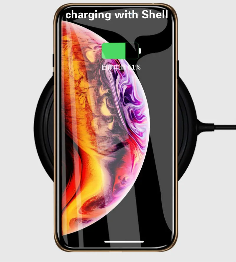 Двусторонний стеклянный чехол для IPhone Xs Max Xr X 7 8plus с металлической рамкой