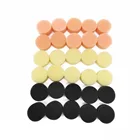 50 шт. 1 дюйм с фокусным расстоянием 25 мм губка воск Бафф с полировальной подложкой комплект для полирования автомобиля Подушка под спину пластина для дремель электрический шлифовальный станок роторного инструмента