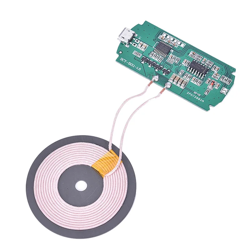 5W Qi DIY Wireless Charger Module PCBA Circuit Board With Coil Charging High Quality | Мобильные телефоны и аксессуары