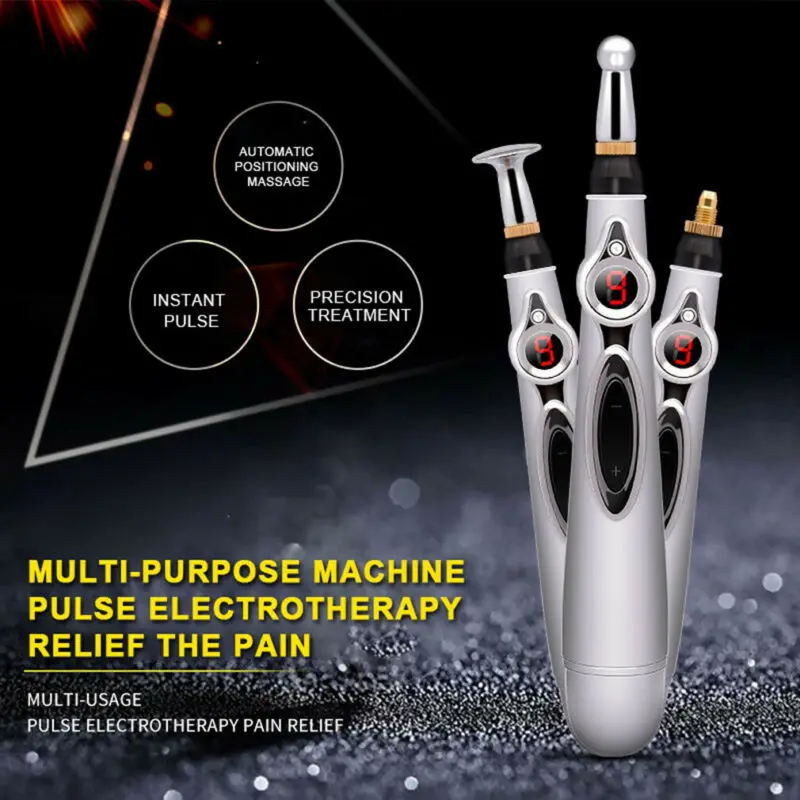 New Electronic Acupuncture Meridian Body Massager Energy Pen Pain Relief Therapy Relaxation Health Care |