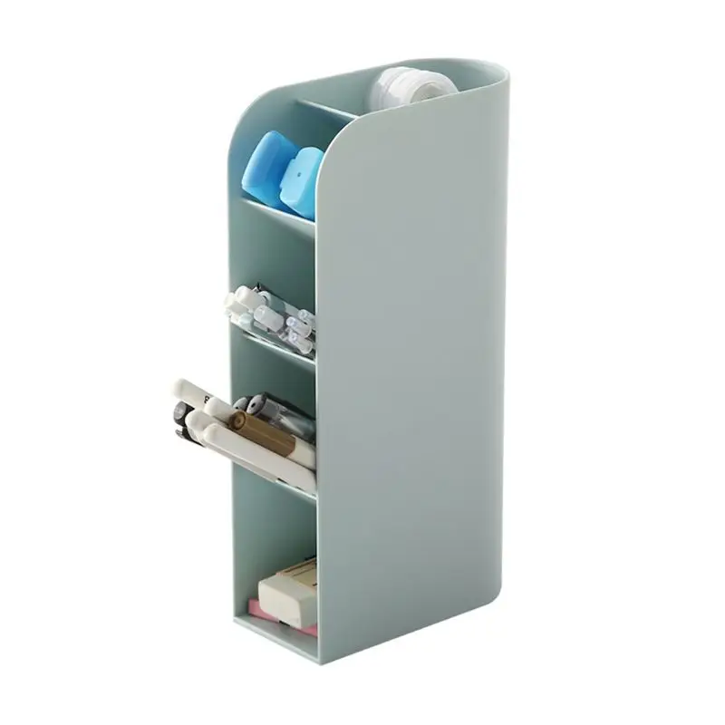 

Large Capacity Desktop Pen Holder Pencil Makeup Storage Box Organizer Stand Case
