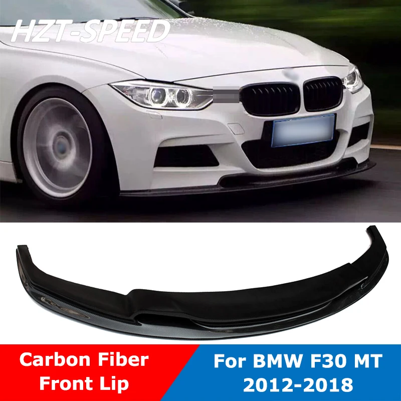 V образный передний бампер из углеродного волокна лопатка для подбородка BMW 3