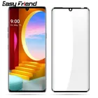 Для LG бархатная Защитная пленка для экрана Защитная пленка 3D Arc Edge полное покрытие закаленное стекло