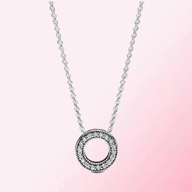 

1:1 Make PanDO 925 Sterling Silver Customized Youth Personality Gift DIY Necklace