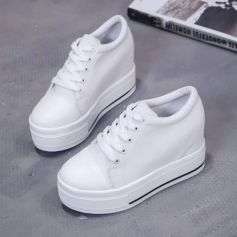 

Canvas Shoes Women Fashion Trainers Women High Top Sneaker Lady Autumn Female Footwear Breathable Sneakers Platform Shoes