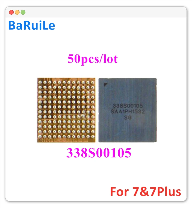 BaRuiLe 50 шт. Новинка для iPhone 6S 7 Plus ремонт U3101 U3500 основное аудио IC Замена 338S00105 BGA чип