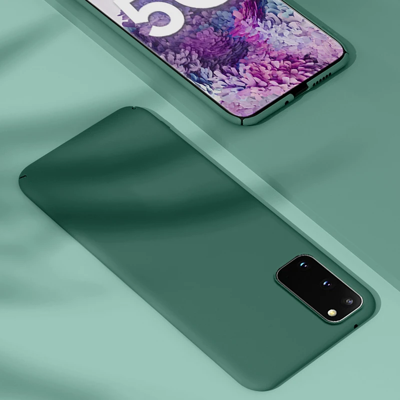 ultra thin matte hard pc phone case for samsung galaxy s20 s10 e 5g s9 s8 note 10 9 plus shockproof cover free global shipping