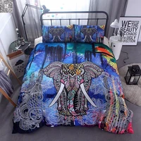 elephant bedding set luxury double queen king boho duvet cover single twin full size mandala bed clothes for adult young home