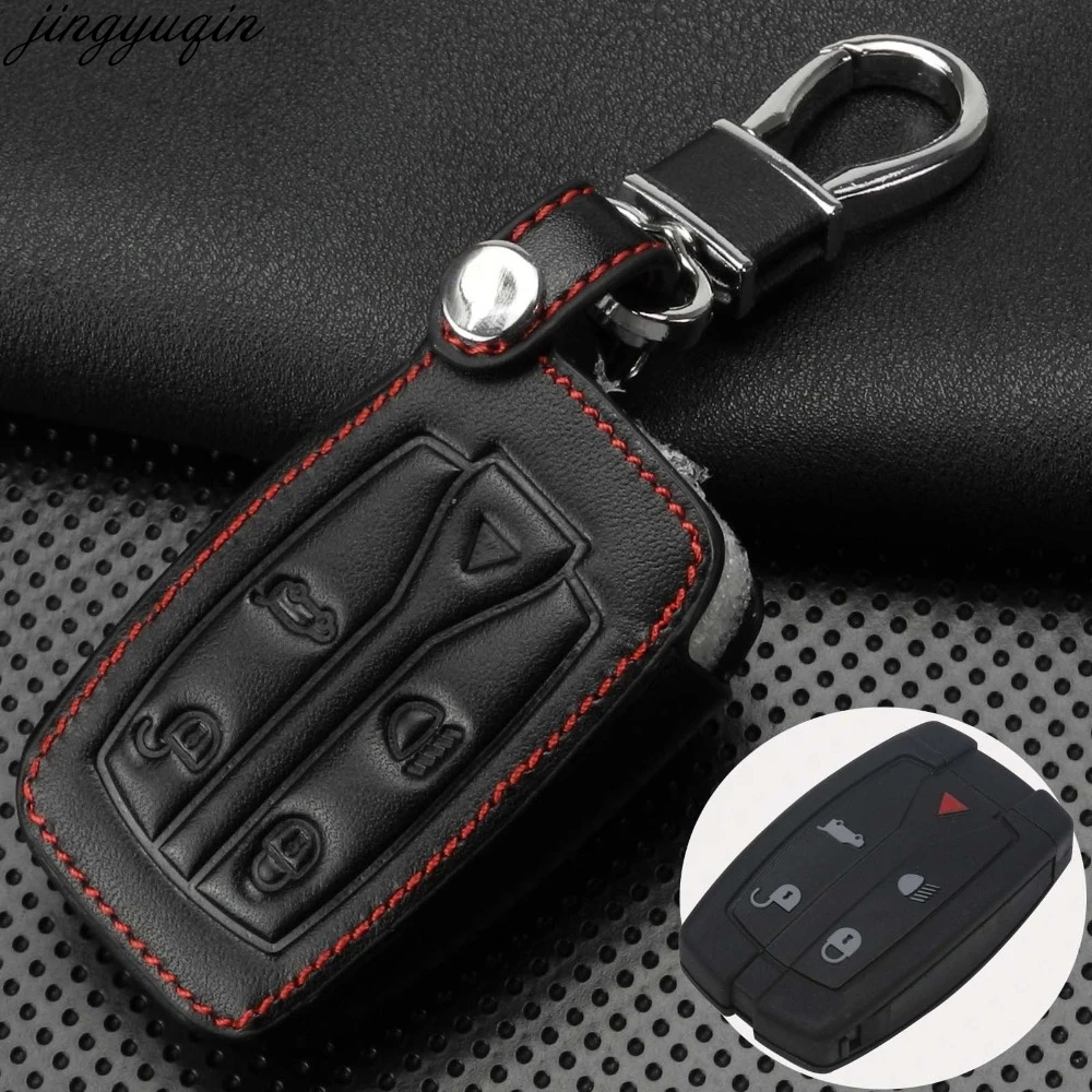 Пульт дистанционного управления 5 кнопочный ключ автомобиля Чехол кожаный