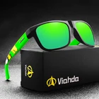 Viahda новые брендовые поляризованные солнцезащитные очки Квадратные спортивные солнцезащитные очки для рыбалки мужские солнцезащитные очки для мужчин Gafas