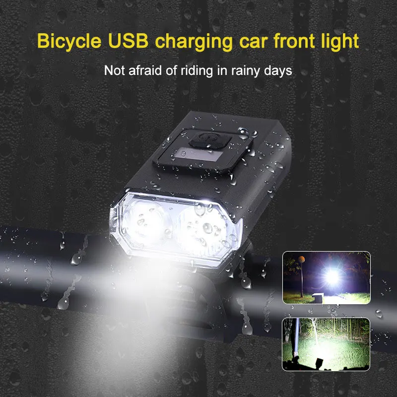 

USB Bike Lamp Waterproof Outdoor MTB Cycling USB Rechargeable Flashlight LED Taillight Bicycle Lantern