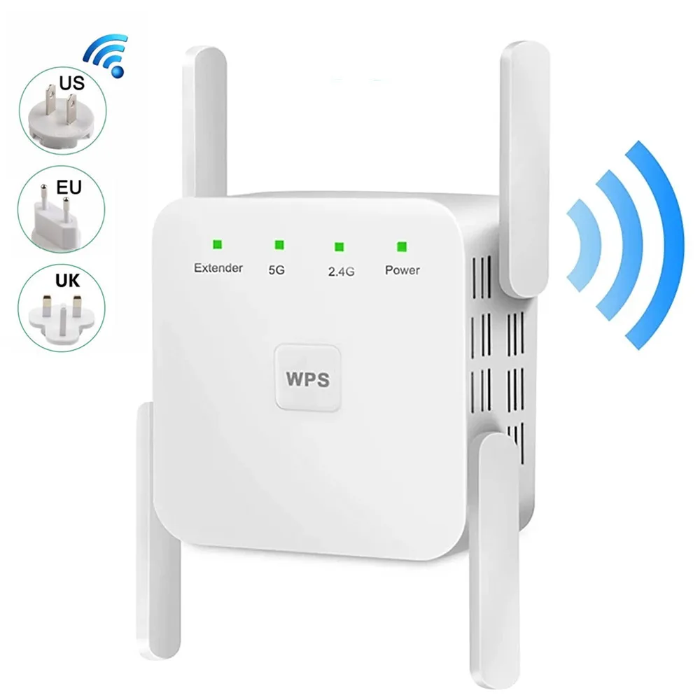 Усилитель сигнала Wi Fi 1200 Мбит/с 2 4 ГГц и 5 двухдиапазонный беспроводной усилитель