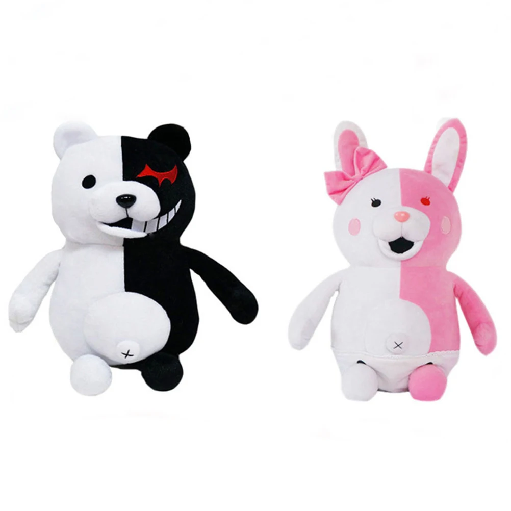 25 см Милые Розовые кролики Монокума плюшевые игрушки мягкая мультяшная кукла