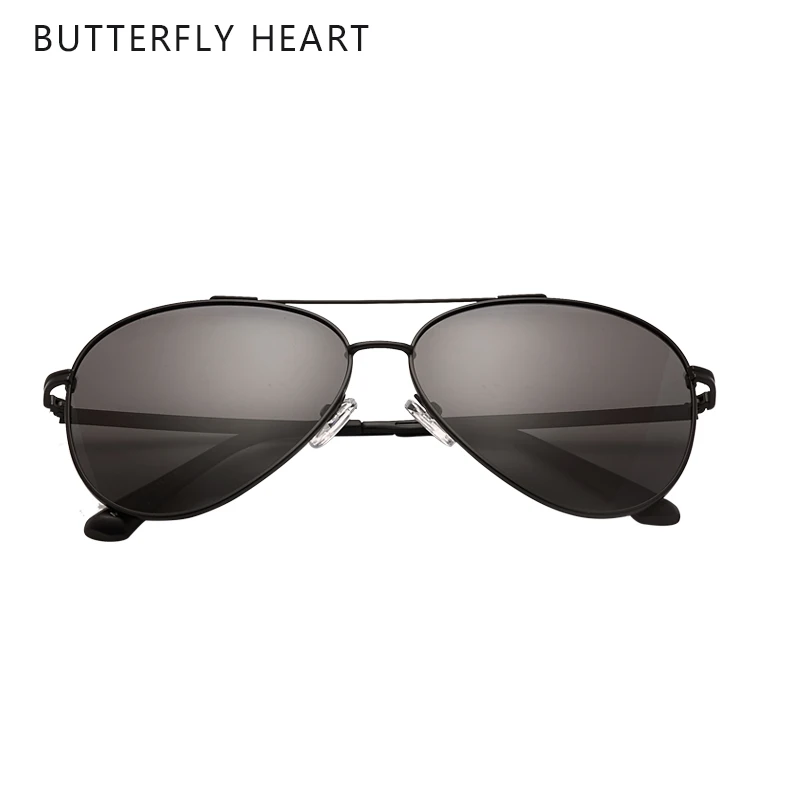 Мужские Винтажные Солнцезащитные очки с бабочками и сердечками поляризованные