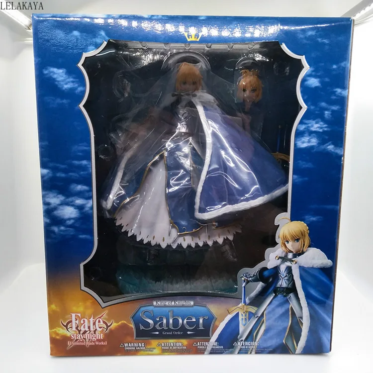 26 см горячая аниме Fate stay Night Zero Saber Artoria Pendragon зимняя одежда Knight Ver. ПВХ экшн-фигурка