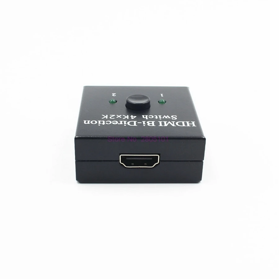 Dhl или fedex 20 шт. HDMI переключатель 2 порта двунаправленный ручной 2x1/1x2 разветвитель