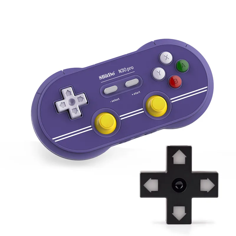 With cross hub 8BitDo N30 Pro2 Bluetooth геймпад беспроводной контроллер Mit джойстик Schalter для переключения пара Windows macOS Android Raspberry PI - Цвет: With cross hub