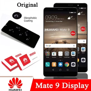 5 9 original lcd for huawei mate 9 display touch screen digitizer with frame display for huawei mate 9 lcd mha l29 replacement free global shipping