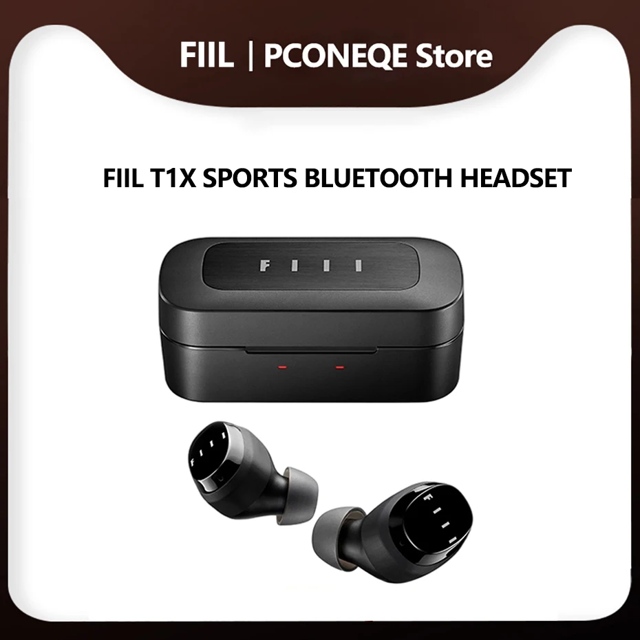 

FIIL T1X True Wireless Headset Sport Earphones Bluetooth-compatible Noise Cancelling Waterproof Touch Control Earbud with Mic
