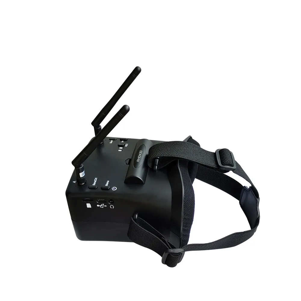 

SJ RHD430 5.8G 800*480 4.3inch 40CH Diversity DVR Built-in Battery FPV Goggles for RC Racing Drone DIY Accessories Spare Parts