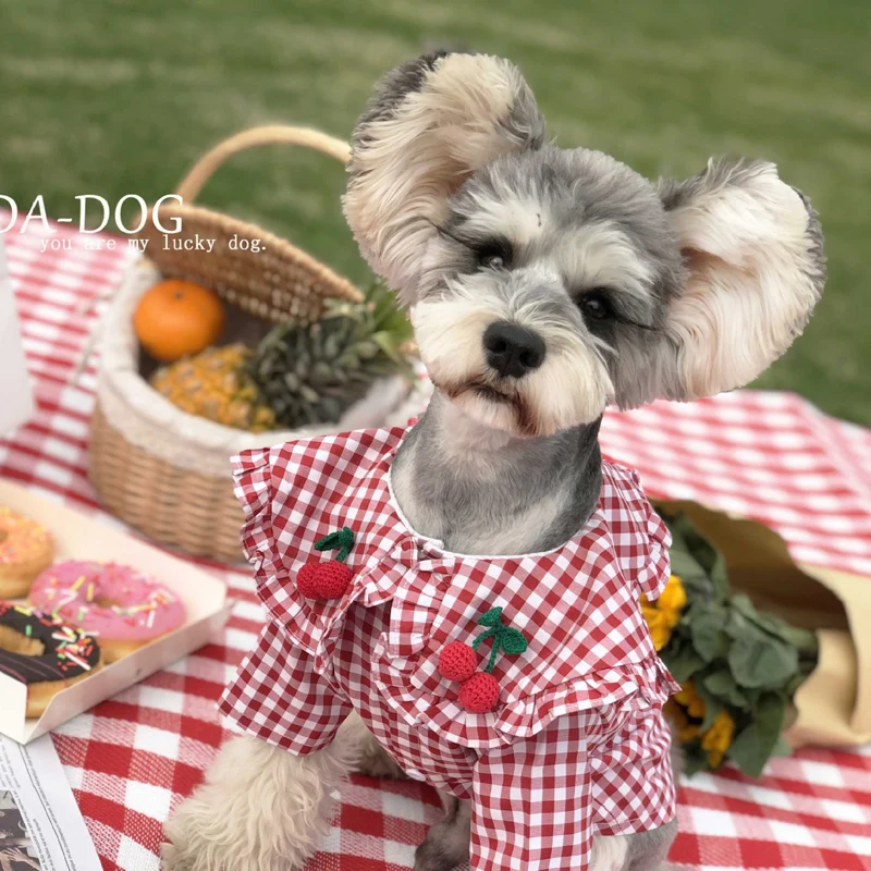 Одежда для собак маленьких девочек чихуахуа йоркширских терьеров летняя осенняя
