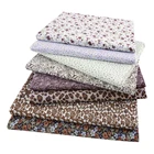 Хлопчатобумажная простая ткань с цветочным принтом Booksew для пошива на метр, для рукоделия, пэчворк, для украшения дома, материал для рукоделия