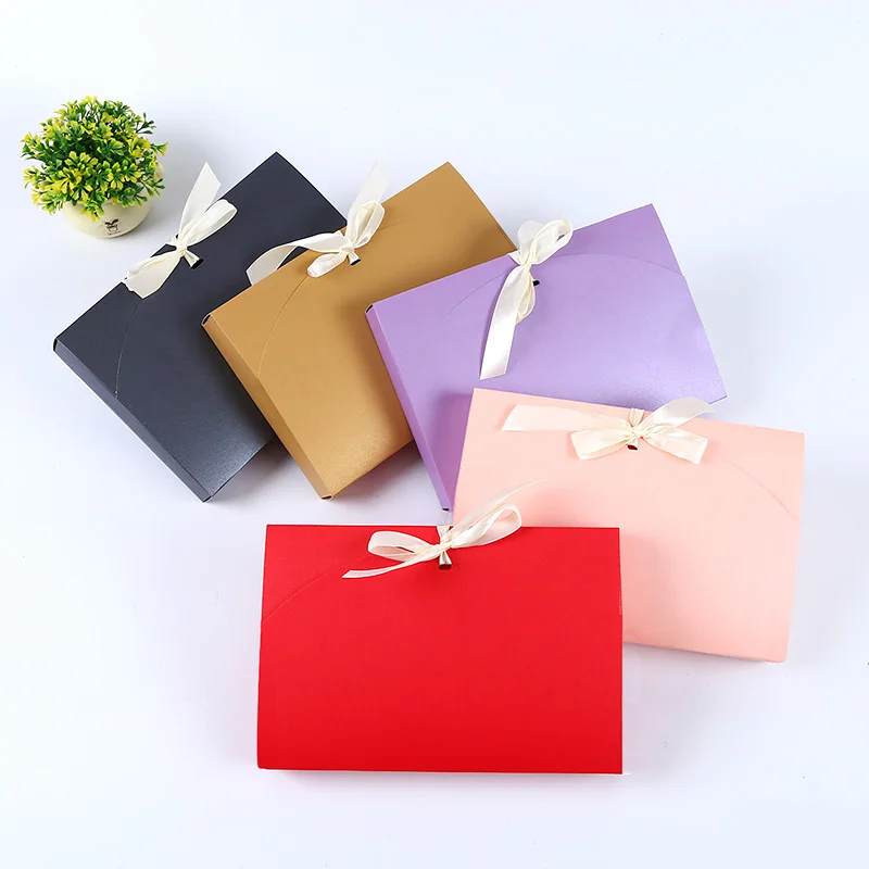 Square Exquisite Large Birthday Gift Box Silk Scarf Pajama Shirt Packaging Box Towel Panties Beautifully Packaged