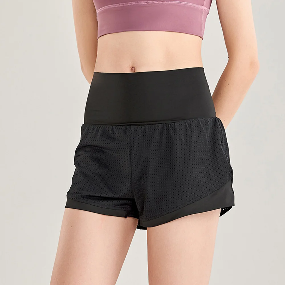 

2020 New Women Sport Shorts Summer Hot Shorts Fitness Sportswear High Waist Quickly-dry Breathable Workout Running Shorts Female